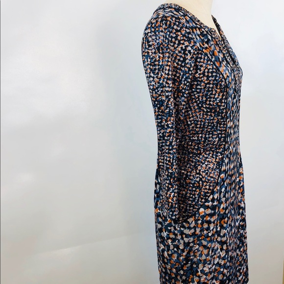 BCBGMAXAZRIA, Francine, Sz S, Navy/Multi Dress - Picture 3 of 8